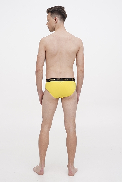 Труси-брифи чоловічі "Вільні", 2 шт., жовтий/джинс - Apriori Be Yourself — фото N10