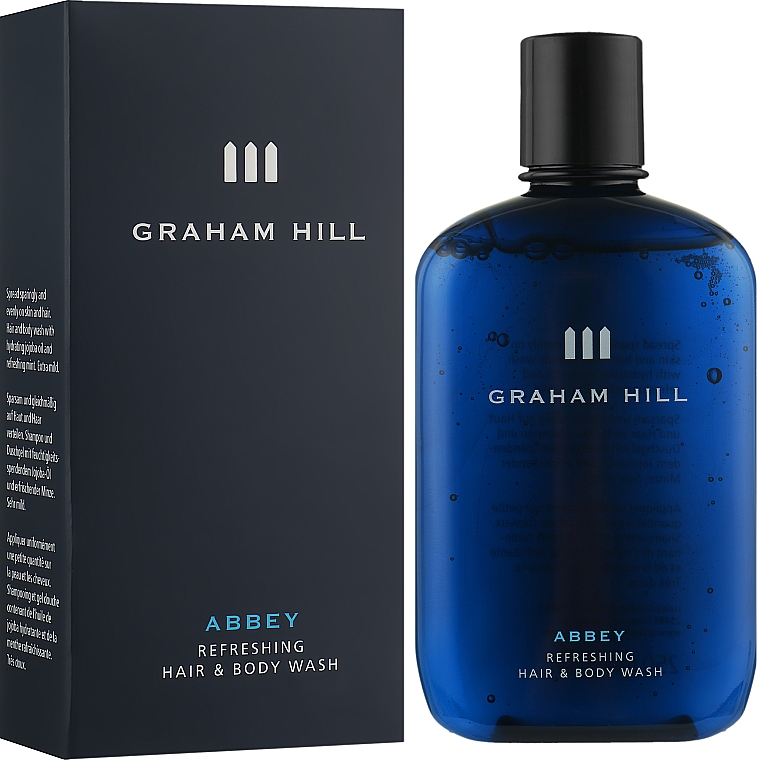 Гель для душу 2 в 1 - Graham Hill Abbey Refreshing Hair And Body Wash — фото N2