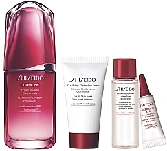 Набір - Shiseido Ultimune Holiday Kit (f/conc/50ml + foam/30ml + softner/30ml + eye/conc/3ml) — фото N2