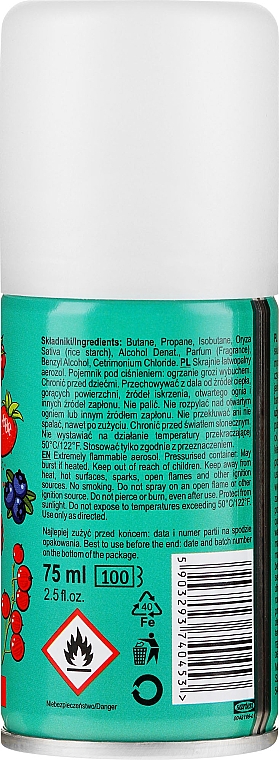Сухий шампунь для волосся - Time Out Dry Shampoo Red Berries — фото N2