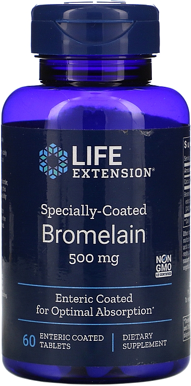 Пищевая добавка "Бромелайн" - Life Extension Bromelain — фото N1