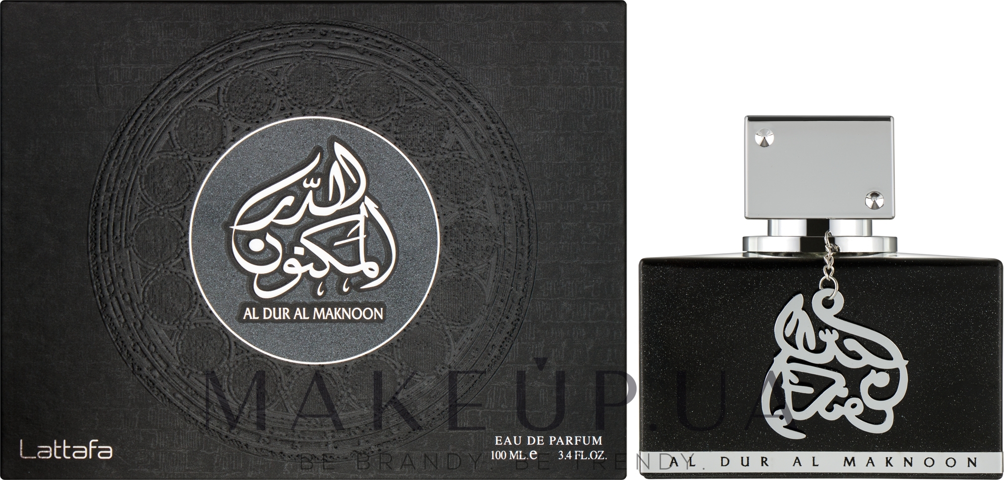 Lattafa Perfumes AL Dur Al Maknoon Silver - Парфюмированная вода — фото 100ml