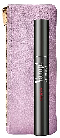 Набор - Pupa Vamp! All In One Mascara Limited Edition Make Up Kit (mascara/9ml + pouch)
