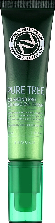 Крем для повік з екстрактом чайного дерева - Enough Premium Pure Tree Balancing Pro Calming Eye Cream — фото N1