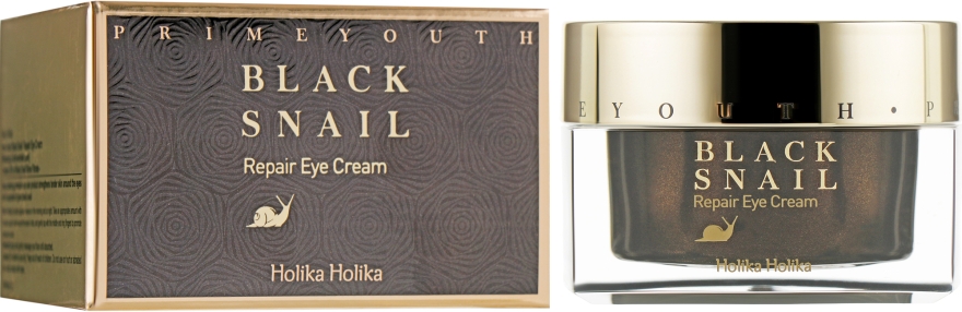 Відновлювальний крем для шкіри навколо очей - Holika Holika Prime Youth Black Snail Repair Eye Cream — фото N1