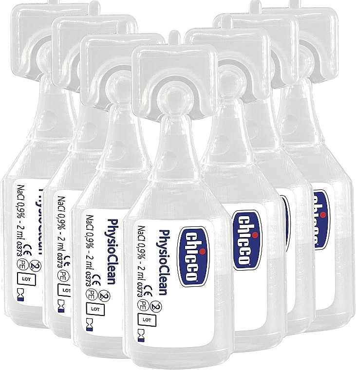 Солевой раствор для промывания носа в ампулах по 2 мл - Chicco Physio Clean — фото N4