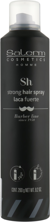 Лак для волос сильной фиксации - Salerm Homme Sh Strong Hair Spray — фото N1