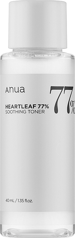 Успокаивающий тоник для проблемной кожи - Anua Heartleaf 77% Soothing Toner (мини) — фото N1