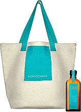 Парфумерія, косметика Набір - Moroccanoil Oil Treatment For All Hair Types (oil/100ml + bag)