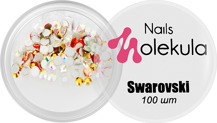 Стрази для дизайну нігтів - Nails Molekula Swarovski 6 — фото N1