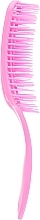 Щітка для волосся квадратна продувна, рожева - Avenir Cosmetics — фото N2