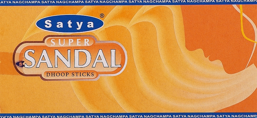Благовония палочки "Суперсандал" - Satya Super Sandal Dhoop Sticks — фото N1