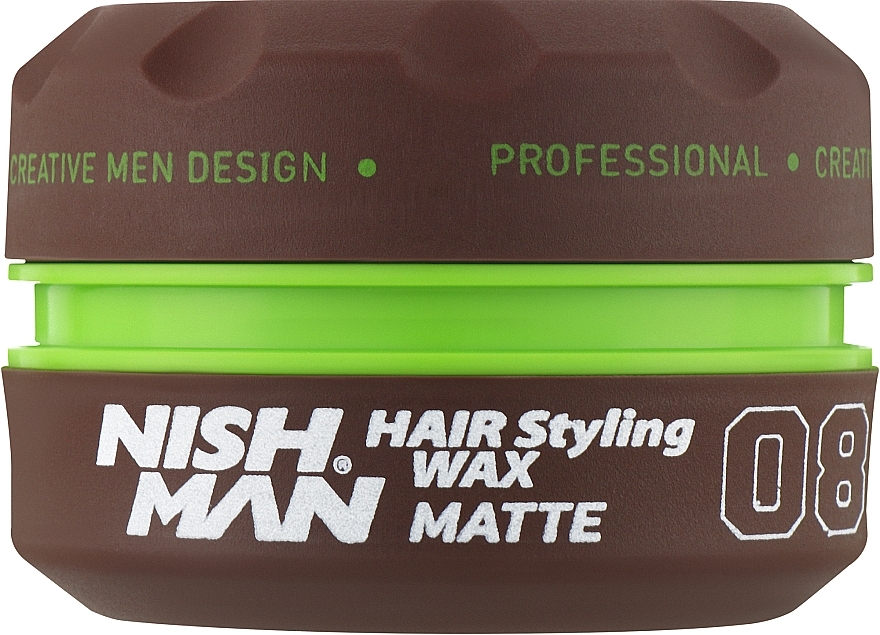 Воск для стилизации волос - Nishman Hair Styling Wax 08 Matte — фото N1
