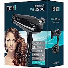Фен для волос, черный - Teesa Hair Dryer Pro-Dry 500 Black TSA0511 — фото N3