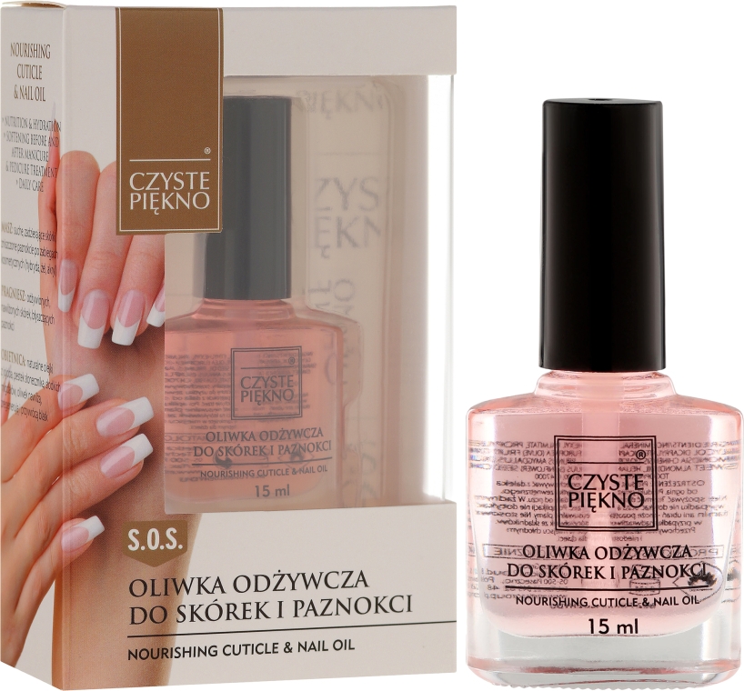 Масло для ногтей и кутикулы - Czyste Piekno Nourising Cuticle & Nail Oil — фото N1