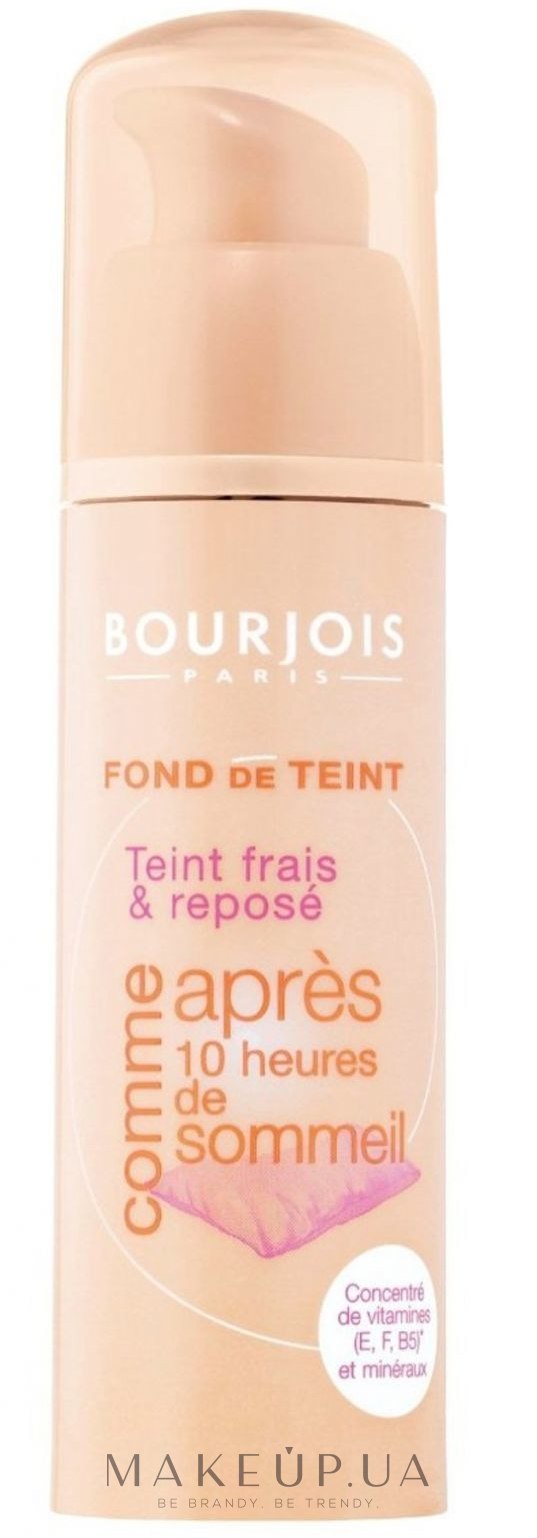 Буржуа 10. Буржуа тональный крем 10 часов сна. Bourjois 12 часов сна. Bourjois Foundation Fresh, rested complexion 10 hour Sleep Effect Бишкек. Буржуа тональный крем как после 10 часов сна.