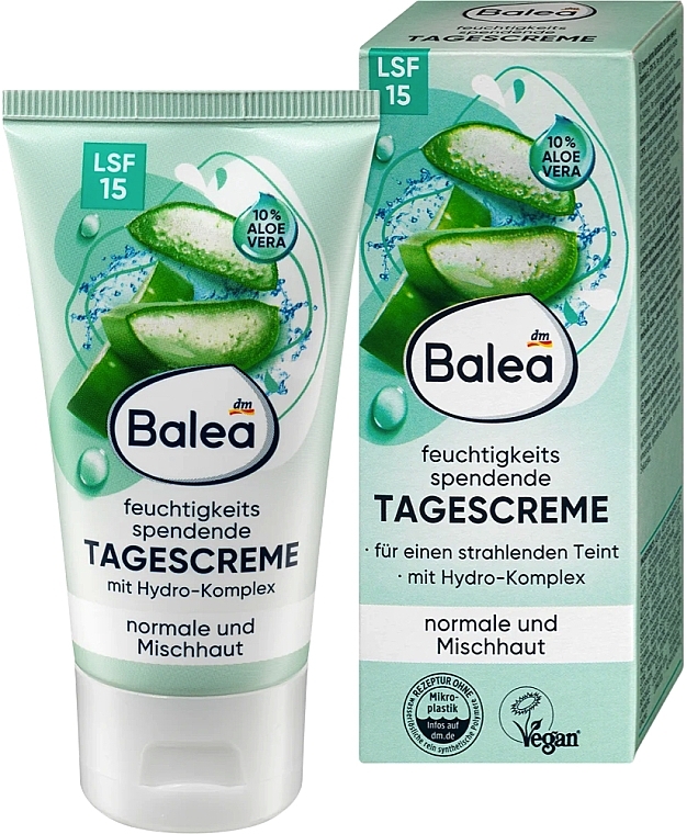 Зволожувальний денний крем для обличчя - Balea Tages Creme