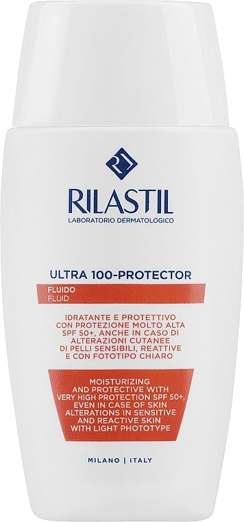 Зволожувальний сонцезахисний крем для обличчя - Rilastil Sun System Ultra Protective Fluid SPF 100 — фото N1