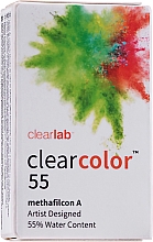 Духи, Парфюмерия, косметика Цветные контактные линзы, серые, 2 шт - Clearlab Clearcolor 55