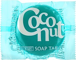 Мило "Кокос" - Mades Cosmetics Body Resort Caribbean Coconut Soap Tablet — фото N1
