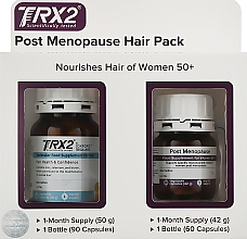 Набір дієтичних добавок проти випадання волосся у жінок у період менопаузи - Oxford Biolabs TRX2 (ampl/90pcs + ampl/60pcs) — фото N1