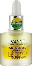 Масло для кутикулы двухфазное "Абрикос-Ананас" - Canni Cuticle Oil Premium — фото N1
