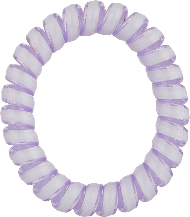 Резинка-пружинка для волосся, світло-фіолетова - Puffic Fashion