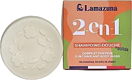 Твердий шампунь і гель для душу 2 в 1 для всіх типів волосся - Lamazuna 2In1 Hair & Body Wash — фото N1