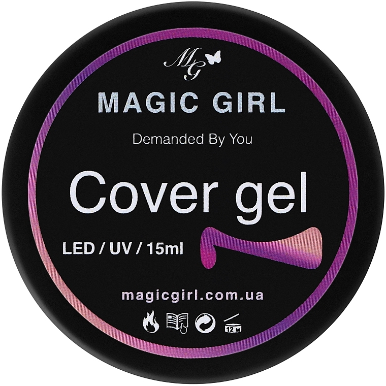 Гель для нарощування - Magic Girl Gel Nail Cover — фото N1