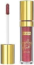 Духи, Парфюмерия, косметика Жидкая помада для губ со сверкающим эффектом - Pupa Sparkling Attitude Lip Fluid