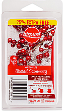 Духи, Парфюмерия, косметика Воск для аромалампы - Airpure Frosted Cranberry 8 Air Freshening Wax Melts