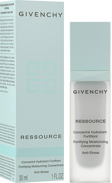 Зволожувальний концентрат для обличчя - Givenchy Ressource Fortifying Moisturizing Concentrate Anti-Stress (тестер) — фото N2