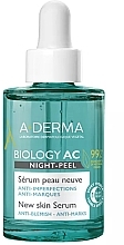 Ночная сыворотка-пилинг для лица - A-Derma Biology AC Night-Peel Serum — фото N1