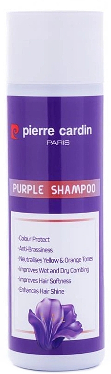 Шампунь против желтизны волос - Pierre Cardin Purple Anti-Orange Shampoo — фото N1