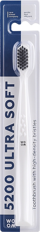 Зубная щетка мягкая, белая - Woom 5200 Ultra Soft Toothbrush — фото N1