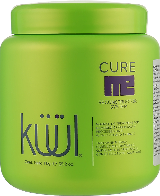 Маска для осветленных и поврежденных волос - Kuul Cure Me Reconstructor System  — фото N3