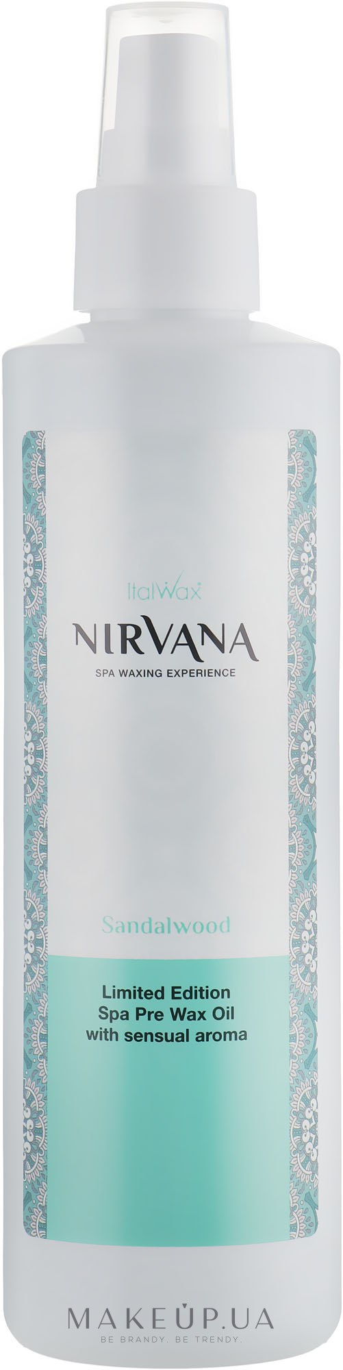 Масло для ароматической спа-депиляции "Сандал" - ItalWax Nirvana — фото 250ml