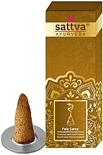 Ароматичні конуси - Sattva Ayurveda Palo Santo Incense Sticks Cones — фото N1