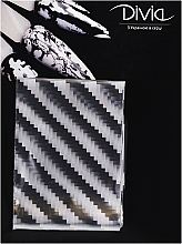 Парфумерія, косметика Голографічна фольга для дизайну нігтів - Divia Nail Art Foil Holographic Di 845