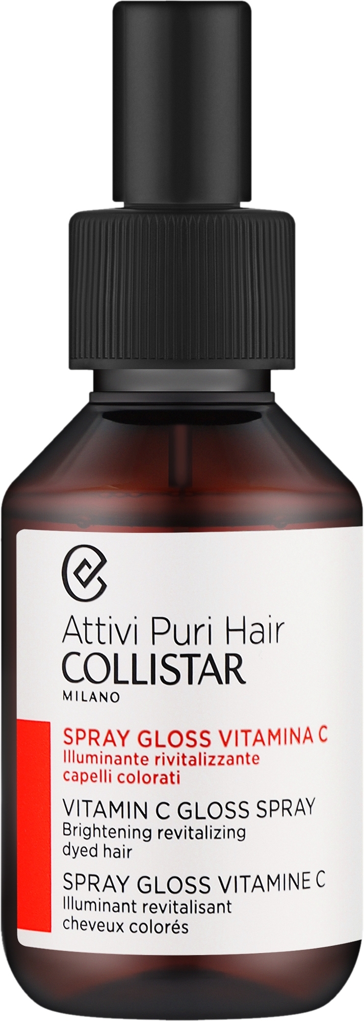 Спрей для блиску волосся з вітаміном С - Collistar Attivi Puri Hair Vitamin C Gloss Spray — фото 100ml