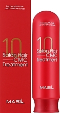 Бальзам восстанавливающий профессиональный с церамидами - Masil 10 Salon Hair CMC Treatment — фото N2