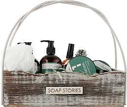 Набір чоловічий "Green", 7 продуктів - Soap Stories — фото N1