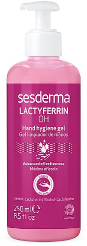 Гель для дезінфекції рук - SesDerma Laboratories Lactyferrin OH — фото N2