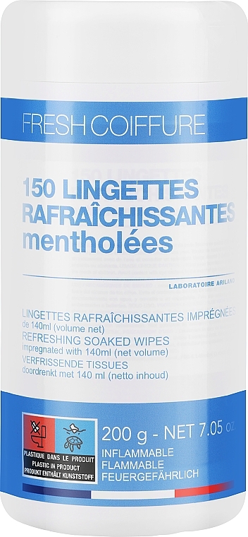 Салфетки антибактериальные - Hairgum Fresh Coiffure Refreshing Wipes — фото N1