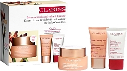 Набор - Clarins Firming & Anti-Wrinkle Essentials Set (d/cr/50ml + n/cr/15ml + b/balm/15ml) — фото N1
