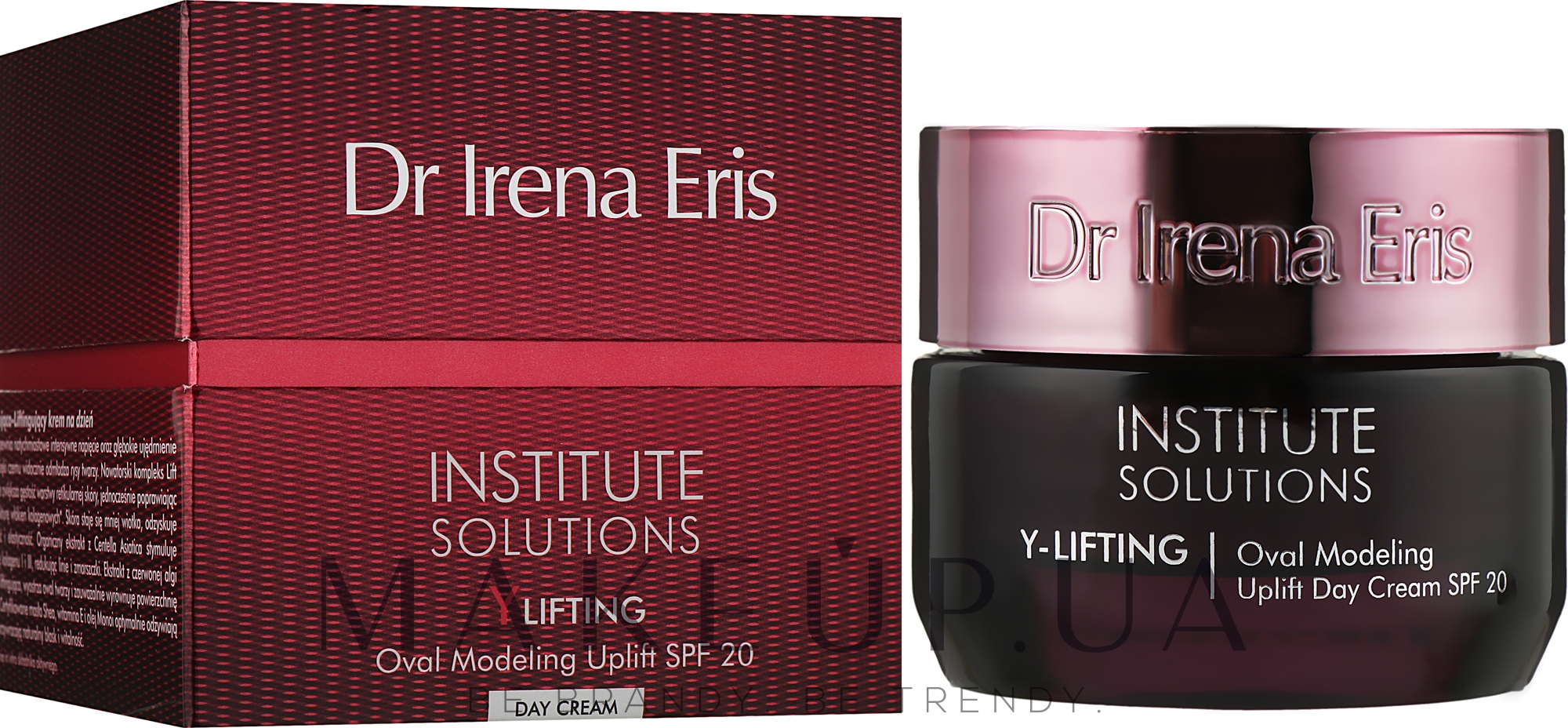 Дневной крем, моделирующий овал лица - Dr Irena Eris Y-Lifting Institute Solutions Oval Modeling Uplift Day Cream SPF 20 — фото 50ml