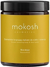 Бронзувальний бальзам для тіла та обличчя "Маракуя" - Mokosh Cosmetics Gentle Bronzing Body&Face Balm — фото N1