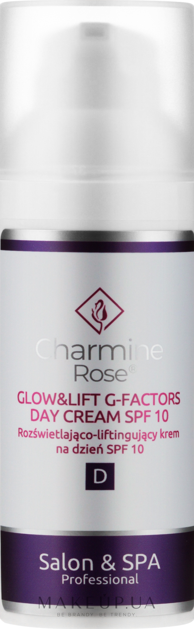 Дневной крем для лица - Charmine Rose Glow&Lift G-Factors Day Cream SPF10 — фото 50ml