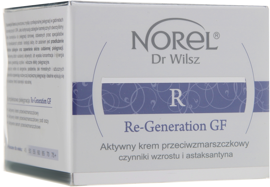 Активний крем проти зморшок - Norel Re-Generation GF Active Anti-Wrinkle Cream — фото N1