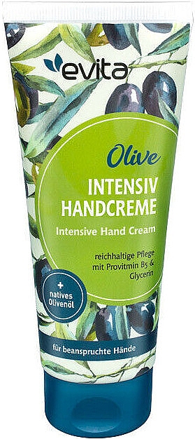 Интенсивный крем для рук с оливковым маслом - Evita Olive Intensiv Hand Cream — фото N1